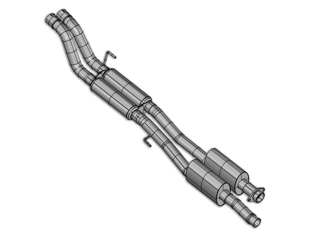 Kooks F150 MidPipe & Muffler Assembly w/ Resonators 13624100 (1720 F