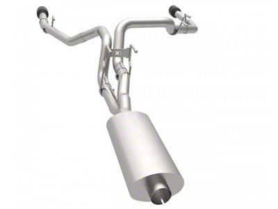 Kooks Dual Exhaust System with Black Tips; Rear Exit (09-18 5.7L RAM 1500 w/ Factory Dual Exhaust)