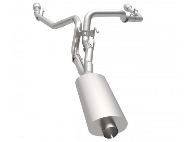 Kooks Dual Exhaust System with Polished Tips; Rear Exit (09-18 5.7L RAM 1500 w/ Factory Dual Exhaust)