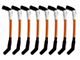 Kooks 11mm Spark Plug Wires; Orange with Black Boots (07-13 V8 Sierra 1500)