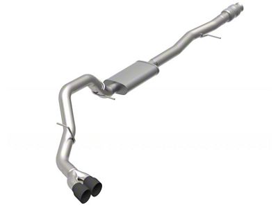Kooks KRT Single Exhaust System with Black Tips; Side Exit (19-25 6.2L Sierra 1500)