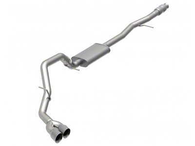 Kooks KRT Single Exhaust System with Polished Tips; Side Exit (19-25 5.3L Sierra 1500)