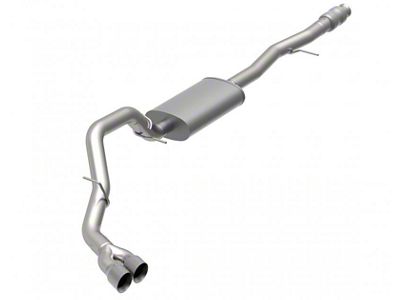 Kooks KST Single Exhaust System with Polished Tips; Side Exit (19-25 6.2L Sierra 1500)