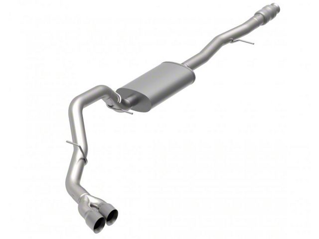 Kooks KST Single Exhaust System with Polished Tips; Side Exit (19-24 6.2L Sierra 1500)