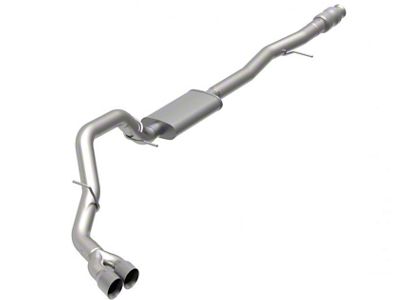 Kooks KRT Single Exhaust System with Polished Tips; Side Exit (19-24 6.2L Sierra 1500 w/o Factory Dual Exhaust)