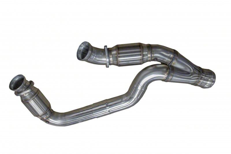 Kooks Headers 2863H430 - 19-22 Chevrolet Silverado 1500 6.2L 1-7/8 x 3 Header & Green Catted Y-Pipe Kit