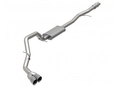 Kooks KRT Single Exhaust System with Polished Tips; Side Exit (19-24 5.3L Silverado 1500)