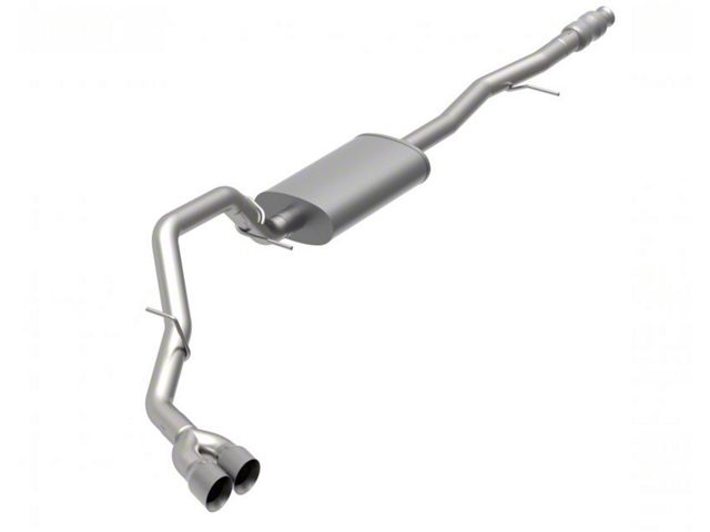 Kooks KST Single Exhaust System with Polished Tips; Side Exit (19-24 5.3L Silverado 1500)