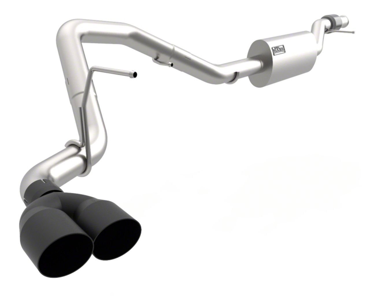 Kooks Tahoe Single Exhaust System with Black Tips; Side Exit 28624310