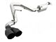 Kooks Single Exhaust System with Black Tips; Side Exit (21-24 5.3L Yukon)