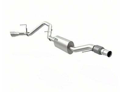 Kooks Single Exhaust System with Polished Tips; Side Exit (21-24 5.3L Yukon)