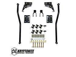 Kryptonite Products Death Grip Full Floating Traction Bar Kit (01-10 Sierra 2500 HD Crew Cab w/ 6.50-Foot Standard Box)