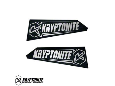 Kryptonite Products Front Upper Control Arm Kryptonite Logo Plates (11-26 Sierra 2500 HD w/ Krytonite Upper Control Arms)