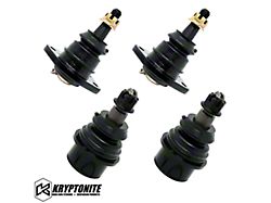 Kryptonite Products Front Upper and Lower Ball Joint Package (11-26 Sierra 2500 HD w/ Aftermarket Upper Control Arms)