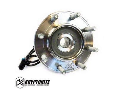 Kryptonite Products Heavy Duty Front Wheel Bearing and Hub Assembly (11-19 4WD Sierra 2500 HD)