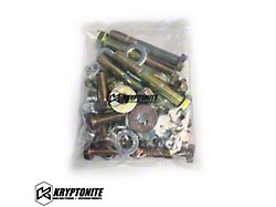 Kryptonite Products Traction Bar Hardware Kit (01-10 Sierra 2500 HD w/ Death Grip Traction Bar Kit)