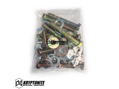 Kryptonite Products Traction Bar Hardware Kit (01-10 Sierra 2500 HD w/ Death Grip Traction Bar Kit)
