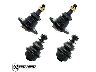 Kryptonite Products Front Upper and Lower Ball Joint Package (01-10 Sierra 3500 HD w/ Aftermarket Upper Control Arms)