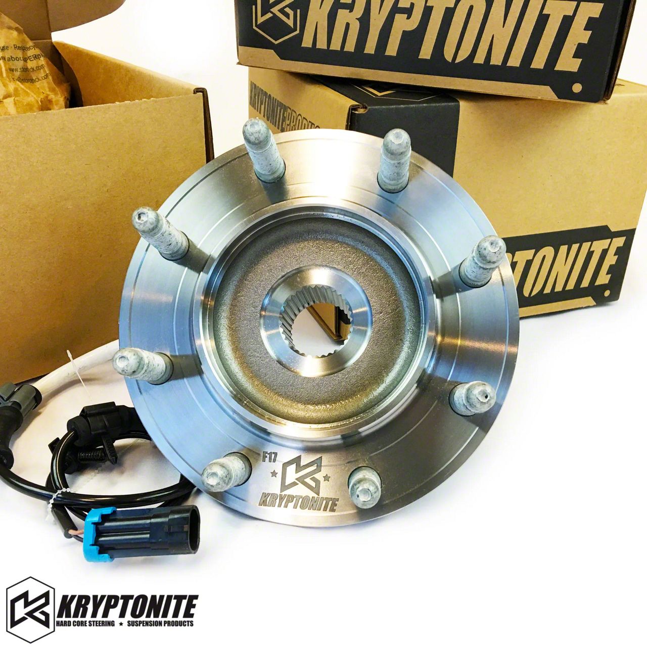 thumbnail image 2 of Detroit Axle 10pc Front Wheel Hub & Suspension Kit For 2011-2019 Silverado Sierra 2500 3500 HD 2 of 4