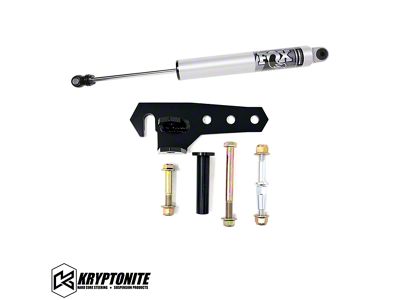 Kryptonite Products Steering Stabilizer Bracket for FOX Steering Stabilizers (15-26 Silverado 3500 HD w/o Factory Stabilizer Tabs)