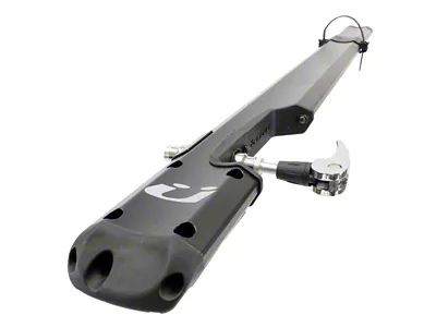 Kuat TRIO Fork Mount Bike Carrier; Carries 1 Bike; Black with Silver (Universal; Some Adaptation May Be Required)