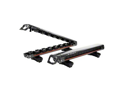 Kuat GRIP 4-Ski Rack; Gray Metallic with Orange Anodize (Universal; Some Adaptation May Be Required)