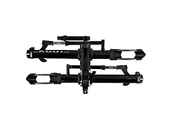 Kuat NV 2.0 2-Inch Receiver Hitch Bike Rack; Carries 2 Bikes; Black Metallic with Gray Anodize (Universal; Some Adaptation May Be Required)