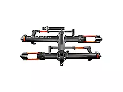 Kuat NV 2.0 2-Inch Receiver Hitch Bike Rack; Carries 2 Bikes; Gray Metallic with Orange Anodize (Universal; Some Adaptation May Be Required)