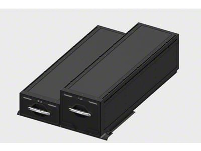 Kufu USA Catch-and-Click Two Drawer System; 11-Inch/18-Inch (94-25 RAM 2500)