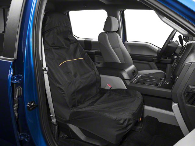 Co-Pilot Bucket Seat Cover; Black (Universal; Some Adaptation May Be Required)