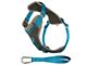 Journey Dog Harness; Coastal Blue/Charcoal