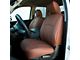 Kustom Interior Premium Artificial Leather Front and Rear Seat Covers; All Brown (13-18 RAM 3500 Crew Cab w/ Bucket Seats, Excluding Laramie & Limited)