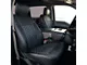 Kustom Interior Premium Artificial Leather Front and Rear Seat Covers; All Black with Honeycomb Accent (17-22 F-250 Super Duty SuperCab, SuperCrew w/ Bench Seat)