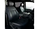 Kustom Interior Premium Artificial Leather Front and Rear Seat Covers; All Black (17-22 F-350 Super Duty SuperCab, SuperCrew w/ Bench Seat)