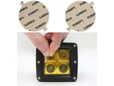 Lamin-X Fog Light Tint Covers; Yellow (06-08 F-150)