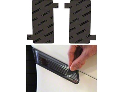 Lamin-X Reverse Light Tint Covers; Gunsmoke (21-24 F-150)