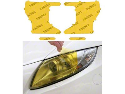 Lamin-X Headlight Tint Covers; Yellow (20-22 F-250 Super Duty)