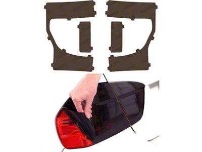 Lamin-X Tail Light Tint Covers; Charcoal (20-22 F-250 Super Duty w/ Factory Halogen Tail Lights)