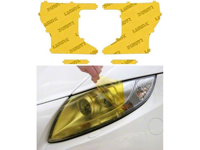 Lamin-X Headlight Tint Covers; Yellow (20-22 F-350 Super Duty)