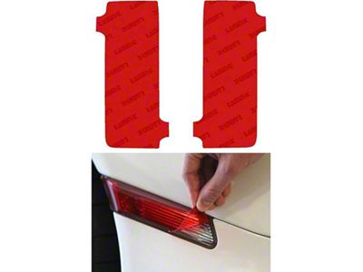 Lamin-X Reverse Light Tint Covers; Red (20-22 F-350 Super Duty)