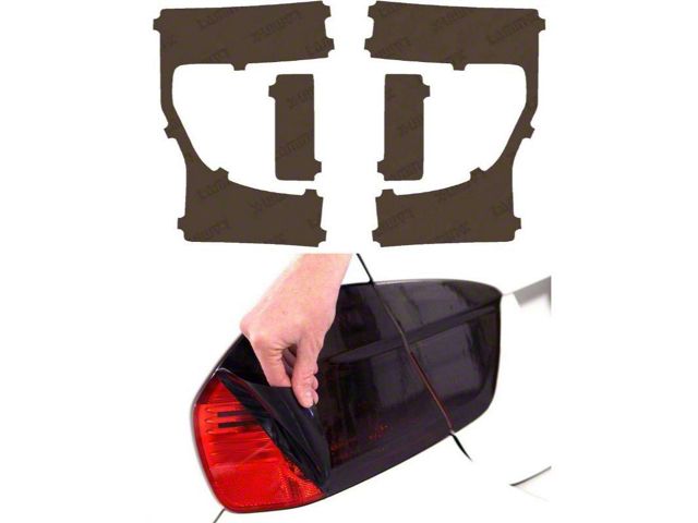 Lamin-X Tail Light Tint Covers; Charcoal (20-22 F-350 Super Duty w/ Factory Halogen Tail Lights)