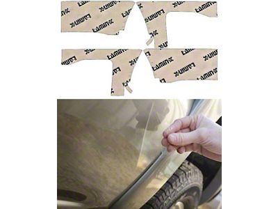 Lamin-X Wheel Arch Guards Paint Protection Film; Rear (23-25 F-350 Super Duty)