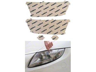 Lamin-X Headlight Tint Covers; Clear (19-24 RAM 1500 w/ Oval Fog Lights)