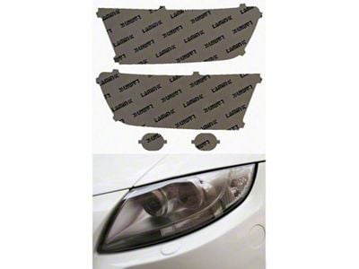 Lamin-X Headlight Tint Covers; Tinted (19-24 RAM 1500 w/ Oval Fog Lights)