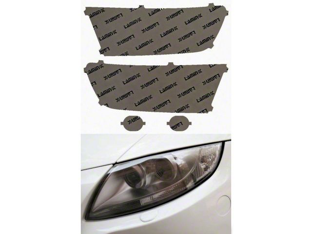 Lamin-X Headlight Tint Covers; Tinted (19-24 RAM 1500 w/ Oval Fog Lights)