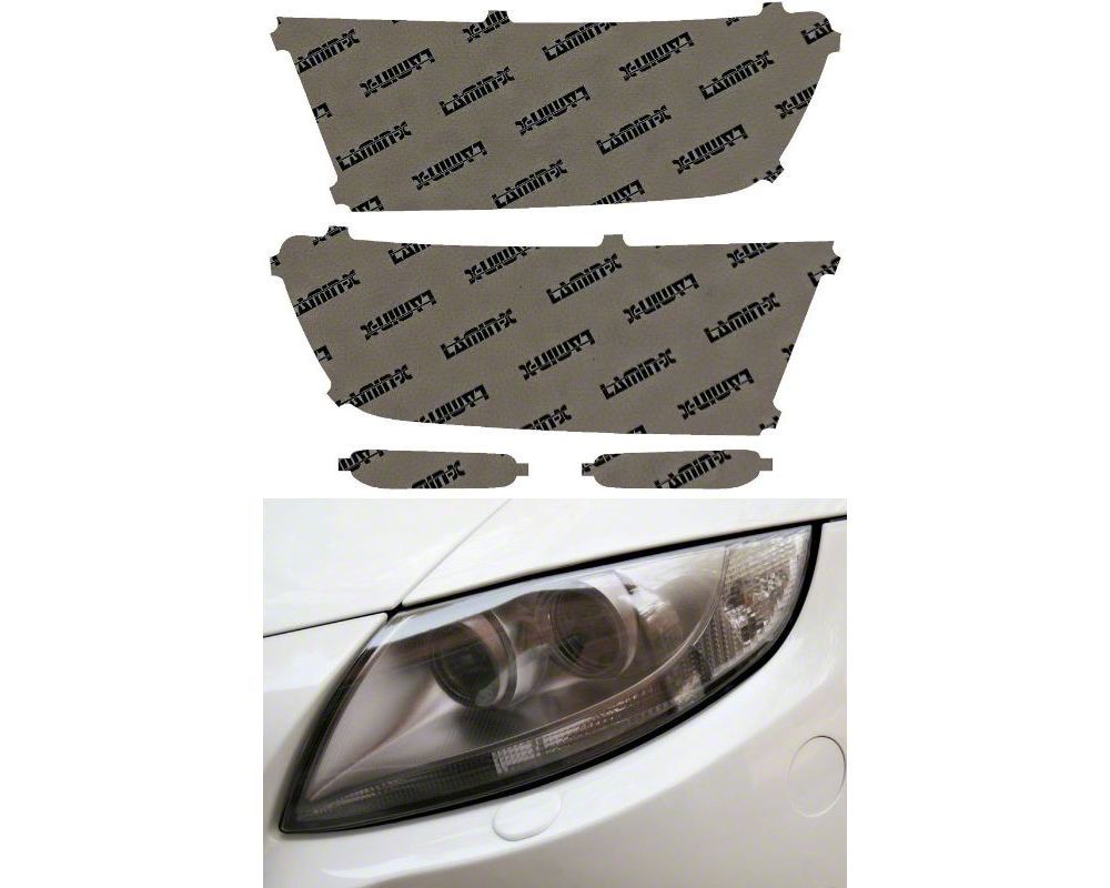 LaminX RAM 1500 Headlight Tint Covers; Tinted D038T (1924 RAM 1500