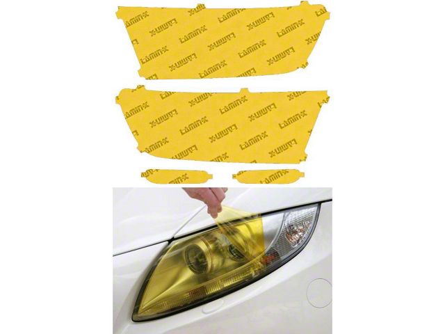 Lamin-X Headlight Tint Covers; Yellow (19-24 RAM 1500 Laramie, Rebel)
