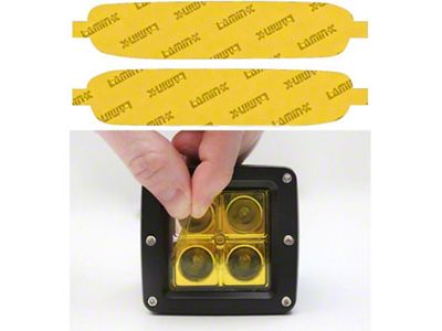 Lamin-X Fog Light Tint Covers; Yellow (19-24 RAM 2500)
