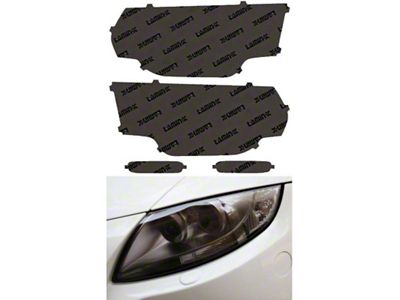 Lamin-X Headlight Tint Covers; Gunsmoke (19-24 RAM 2500)