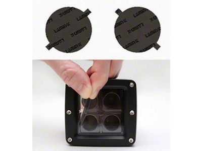 Lamin-X Fog Light Tint Covers; Gunsmoke (99-04 Sierra 1500)